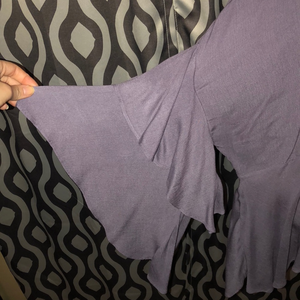Ruffles Gauze Peasant Top - Picture 4 of 6